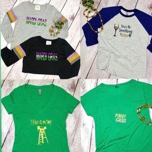 Mardi Gras shirts now available!!